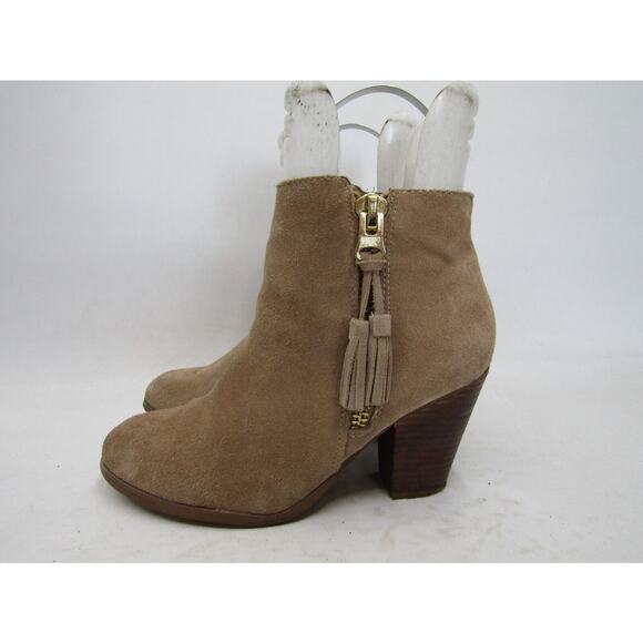 ALDO Womens Size 9 M Brown Suede Zip Ankle Fashion Boots Bootie - Picture 1 of 11